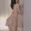 Hàng cao cấp-Váy ngủ ren thắt nơ lưng siêu đẹp-thoitrangcenter
