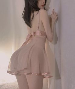 Hàng cao cấp-Váy ngủ ren thắt nơ lưng siêu đẹp-thoitrangcenter