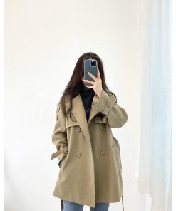 Áo mangto dày dặn kèm đai hàng quảng châu cao cấp Miho House-thoitrangcenter