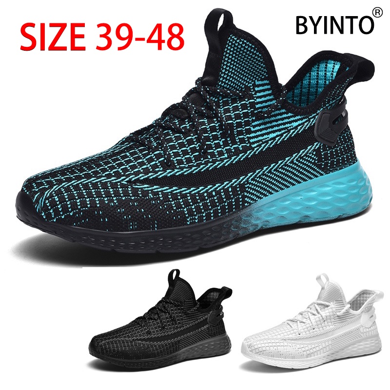 Giày Thể Thao Phối Lưới Siêu Nhẹ Thoáng Khí Thời Trang Cho Nam Nữ Size 36-48-thoitrangcenter