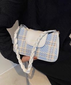 Túi kẹp nách da dây xoắn phong cách hàn quốc 2022 Zuliashop8386-thoitrangcenter