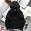 Áo khoác dù nam 2 lớp phối màu trắng đen cao cấp MURADFASHION AKD34-thoitrangcenter