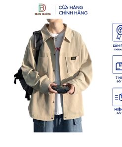 Áo khoác bomber nhung tăm cổ bẻ kiểu trơn 1 lớp dày dặn chuẩn form siêu xinh sành điệu cao cấp BẢO ĐĂNG-thoitrangcenter