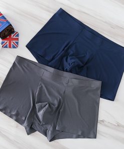 Quần Sịp Đùi Nam Đúc Su Thun Lụa Ép Lạnh Không Viền Hằn Siêu Mát-thoitrangcenter