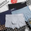Quần Lót Nam [ COMBO 4C] -LCS- Quần Sịp Đùi Nam Boxer Lụa Băng Bọc Cạp Mềm Mịn Kết Hợp Lớp Lót Thông Hơi kháng khuẩn-thoitrangcenter