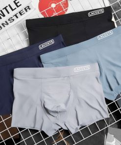 Quần Lót Nam [ COMBO 4C] -LCS- Quần Sịp Đùi Nam Boxer Lụa Băng Bọc Cạp Mềm Mịn Kết Hợp Lớp Lót Thông Hơi kháng khuẩn-thoitrangcenter