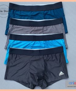 Set 4 Quần lót nam thông hơi quần Boxer vải thun co giãn 8 chiều chất lụa lạnh mát mịn thoáng khí quần sì đùi-thoitrangcenter