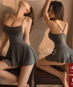 Váy ngủ body 2 dây lưng tháp trẻ trung quyến rũ   Đồ ngủ sexy   Đồ mặc nhà-thoitrangcenter