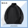 [W.G.Q] Áo Jacket Áo khoác nam phong cách Hàn Quốc mẫu mới Áo Khoác Cổ Đứng Giữ ấm đơn giản-thoitrangcenter