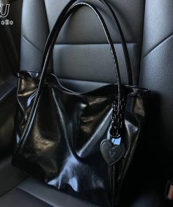 Nucelle Túi Xách tote Cỡ Lớn Siêu Nhẹ Họa Tiết Tình Yêu Cupid Thời Trang-thoitrangcenter