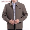 Áo khoác nam LANSBOTER Thu Đông Trung Niên Rời Lông Cừu Dày Áo Khoác Cotton Thường Ngày-thoitrangcenter