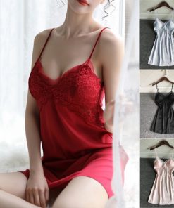 Váy Ngủ Mặc Nhà Hai Dây Khuyến Rũ AMAKA AMKD95-thoitrangcenter