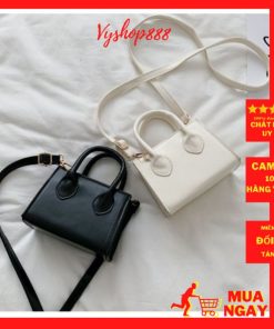 Túi xách nữ cầm tay đeo chéo sz18 da mềm mịn 2 quai xách A08-thoitrangcenter