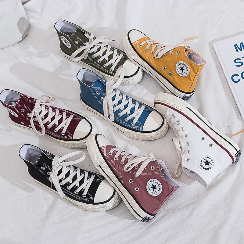 Giày Thể Thao Cổ Cao Ulzzang Vải Nhiều Màu Mang Phong Cách Cv 1970 Full Box-thoitrangcenter