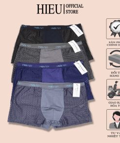 Combo 4 Quần Lót Nam BOXER Thông Hơi Thoáng Khí Kháng Khuẩn Co Giãn Thoải Mái - 1604-thoitrangcenter