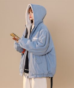 Áo khoác unisex mặc được cả 2 mặt dày dày siêu ấm áo đại Hàn-thoitrangcenter