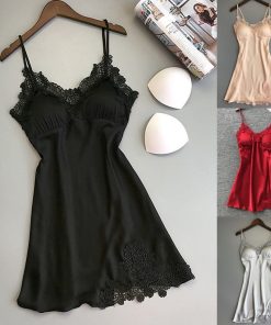 Đầm Ngủ BằNg VảI LụA GợI CảM Cho Nữ-thoitrangcenter