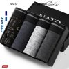 Quần Lót Nato GOOD Nam Vải Cotton 100% Thun Lạnh Cao Cấp Màu Đen Xám Trơn Boxer Sịp Đùi Xì Lip Sì-thoitrangcenter