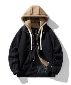 [Bán Chạy] Áo Khoác Bóng Chày Có Mũ Trùm Dáng Rộng Thời Trang Xuân Thu Hợp Thời Trang Và Đa Năng-thoitrangcenter
