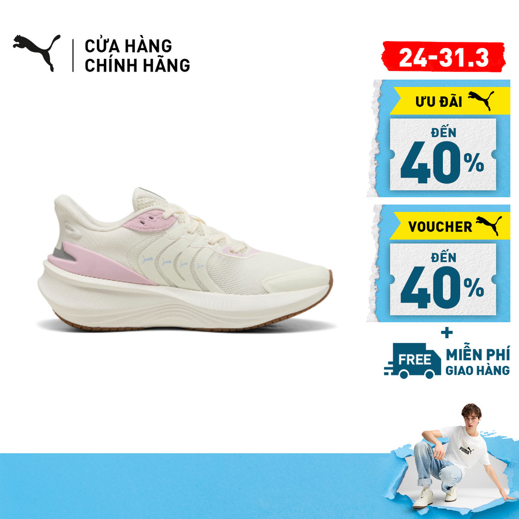 Giày Thể Thao PUMA Unisex Pulse Pro Rose Mauve Màu Trắng-thoitrangcenter
