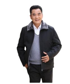 vải nam và len tích hợp quần áo cotton sang trọng thông thường-thoitrangcenter