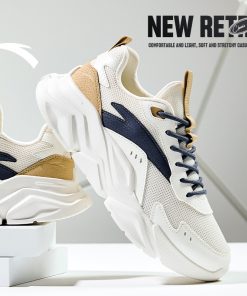 [tăng 3 CM] Giày chạy bộ cổ điển ANTA Men Retro 912428809-thoitrangcenter