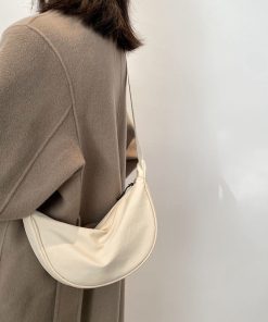 Túi đeo chéo Nylon dành cho nữ 2024 túi bánh bao hợp thời trang mới