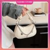 Túi đeo chéo nữ thời trang PALAMA túi xách tay da nhung phối dây xích size 22cm sang chảnh K239-thoitrangcenter