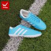 Giày đá banh 3 sọc Wika CT3 chính hãng size 38-45 loại 1 cao cấp màu xanh ngọc giá rẻ sân cỏ nhân tạo nam nữ thể thao-thoitrangcenter