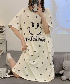 váy mặc nhà chất thun mềm - mịn - mát co giãn 4 chiều-thoitrangcenter