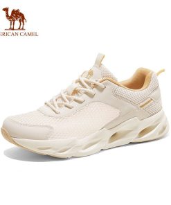 Giày thể thao AMERICANCAMEL đế mềm nhẹ chống trượt phối lưới thoáng khí thông thường cho nam-thoitrangcenter