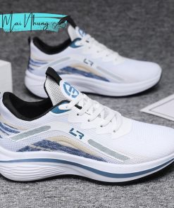 Giày thể thao nam chạy bộ thể dục FL Đế Đen kiểu dáng cơ bản