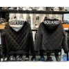 Áo Khoác Phao Nhung D.S.Q Nam Nữ Mặc Siêu Ấm Pha Mũ Nỉ in Chữ DSQUARED Cao Cấp Hottrend 2024-thoitrangcenter