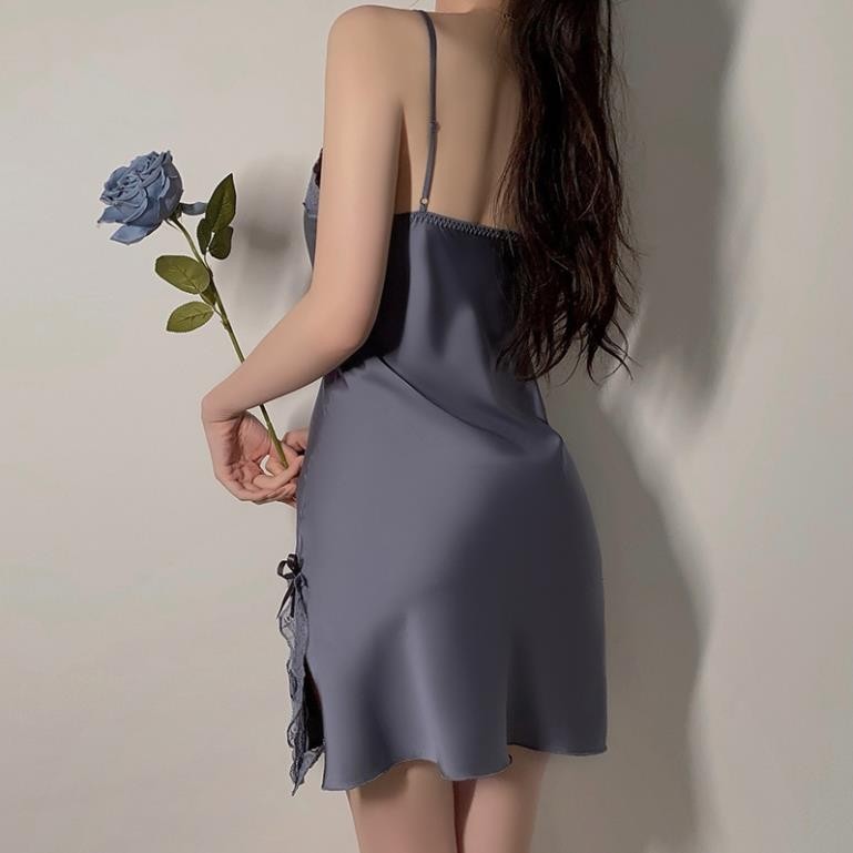 Đầm lụa trơn thời trang mùa hè quyến Rũ Cho Nữ-thoitrangcenter