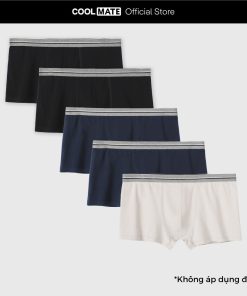 Pack 5 quần lót nam Trunk Cotton Basics Coolmate [Không đổi trả]-thoitrangcenter