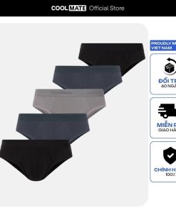 Combo 5 quần lót nam tam giác Cotton Coolmate (ngẫu nhiên 2-3 màu)-thoitrangcenter