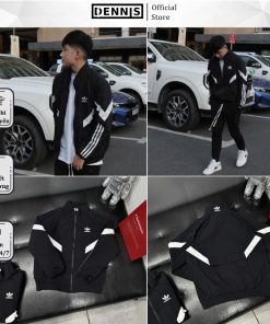 Áo Khoác Gió Nam A Đi Đát Thêu Viền Trắng Siêu Chất - Áo Khoác Nam Nữ A Đi Đát Chất Vải Gió Nhăn Cao Cấp-thoitrangcenter