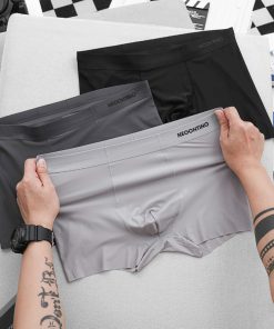 Quần Lót Nam [ COMBO 3 ] Sịp Đùi Boxer Nam NEOONTINO  Lụa Bẳng Thiết Kế Cạp To Hơi Mềm Mịn Kháng Khuẩn - Underwear Men-thoitrangcenter