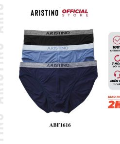 Quần lót nam ARISTINO ABF1616 sịp tam giác sợi sồi mềm mịn logo dệt nổi cao cấp co giãn 4 chiều thấm hút kháng khuẩn tốt-thoitrangcenter