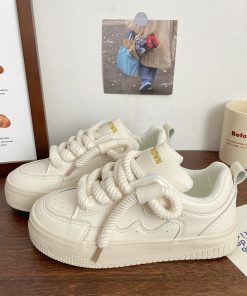 Giày thể thao nữ   mix dây thừng HÀNG CHÍNH HÃNG CÓ SẴN tặng kèm bộ dây chất đẹp da xịn ko bong tróc-thoitrangcenter