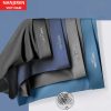 (Hàng loại 1) Hộp 4 Quần Sịp Boxer Nam Vải Lụa Thun Lạnh Cao Cấp NANJIREN (Có che tên sản phẩm)-thoitrangcenter