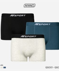 Combo 3 Quần Lót Nam AVIANO Cotton Compact Co Giãn 4 Chiều