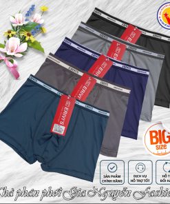 SIZE RẤT LỚN: Combo 4 Quần Boxer nam