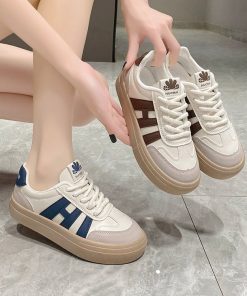 [Mã FATREND2812 giảm đến 30k đơn từ 99k]Giày nữ thể thao viền kẻ 3 sọc chất xịn êm ái chuẩn QCCC-thoitrangcenter