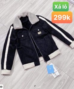 áo khoác da lộn nam cao cấp-thoitrangcenter