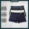 Combo 4 quần lót nam boxer sịp xì đùi thun lạnh co giãn thông thoáng hút mồ hôi ARIOSO QL01-thoitrangcenter
