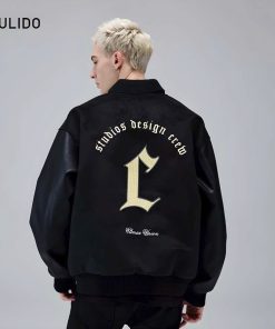 Áo Khoác varsity Nam nữ JULIDO hai lớp