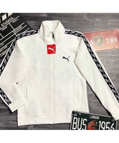 Áo Khoác Thể Thao P U M A Nam Nữ Sọc Tay Chất Thun Poly 2 Da Cao Cấp