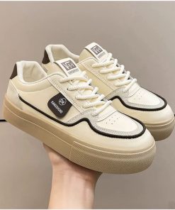 [HÀNG LOẠI 1] Giày thể thao Snaeker Nữ KAMI Đế 5cm siêu nhẹ-thoitrangcenter