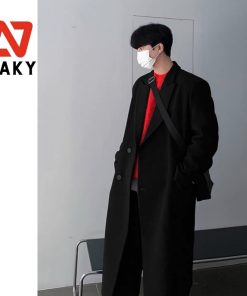 Áo mangto form rộng cao cấp chất dạ ép lì dày dặn-thoitrangcenter